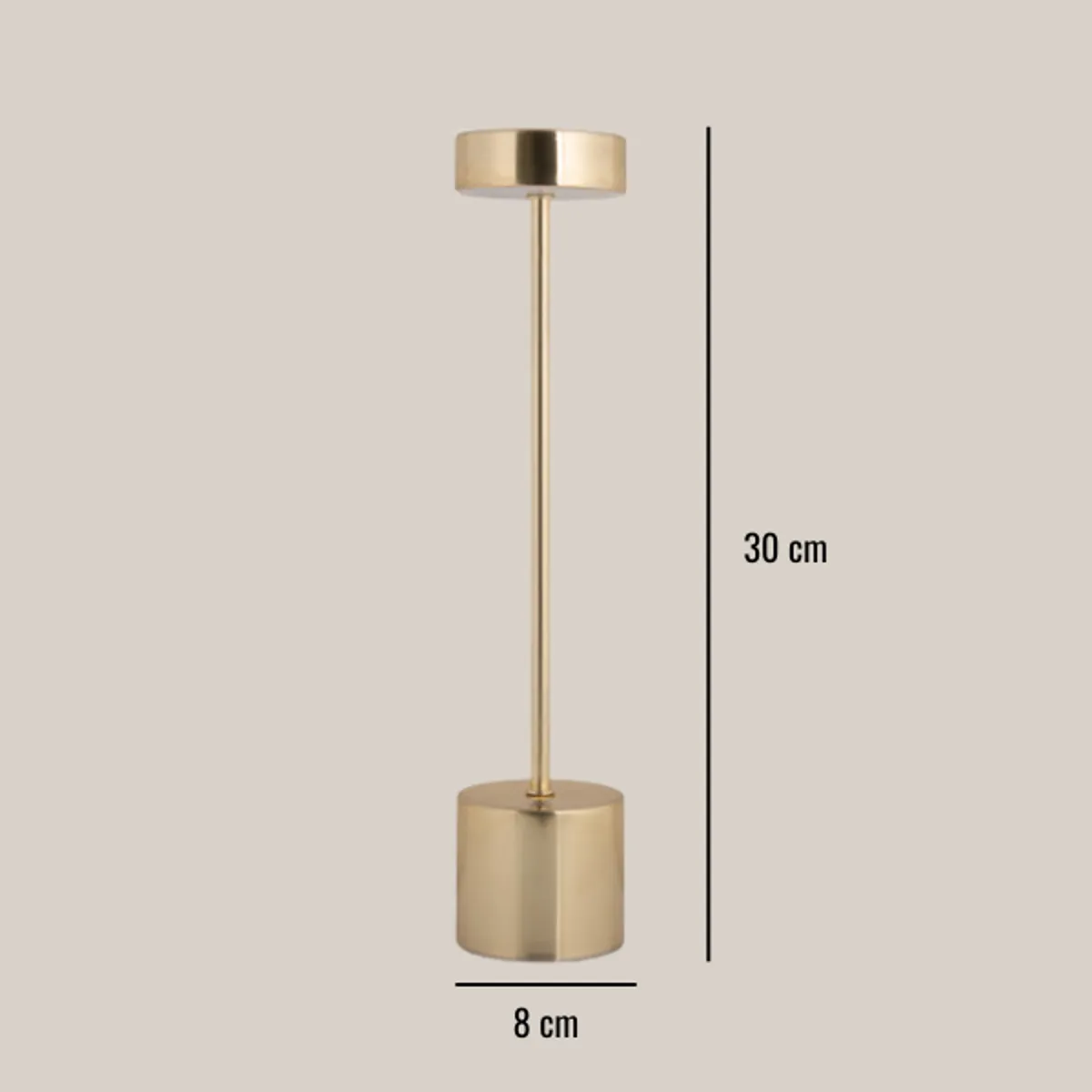 Baterijska namizna svetilka Gold